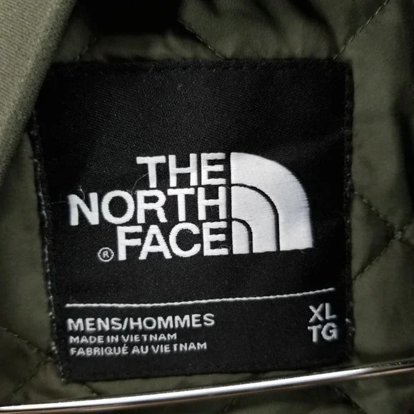 The North Face Jacket Mens‎ XL Green Flight Aviator Bomber Patches Military - Picture 5 of 9